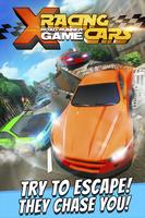 X Racing Cars Road Runner Game Affiche