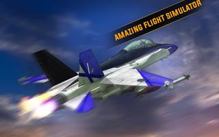 Jet Fighter Air Attack 3D Game Fly F18 Flight Free screenshot 2