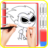 😍 How To Draw : Titans Go icône