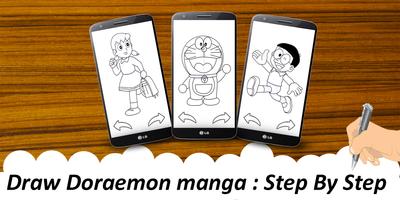 😍 Aprender dibujo Doraemon captura de pantalla 3