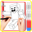 😍 How To Draw Minkraft APK