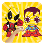 ✎ ड्रा: Chibi सुपर Heros
