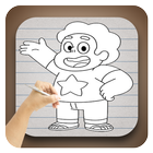 Easy Drawings:Famous Cartoons✎ icon