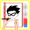 😍 Learn to draw - Titans Go
