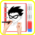 آیکون‌ 😍 Learn to draw - Titans Go