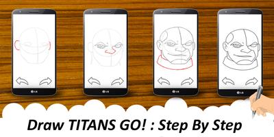 😍 Learn to draw - Titans Go 스크린샷 1