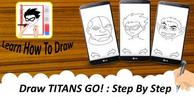 😍 Learn to draw - Titans Go screenshot 3