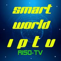 smart world iptv app riso Affiche