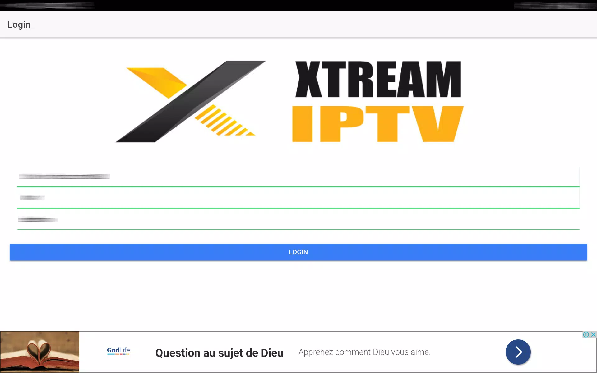 Xtream IPTV Player APK pour Android Télécharger