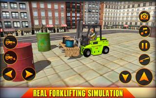 Forklift Simulator Crane Games اسکرین شاٹ 3