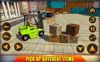 Forklift Simulator Crane Games 스크린샷 2