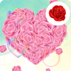 Crazy Love Rose Live Wallpaper icono