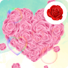 Crazy Love Rose Live Wallpaper أيقونة