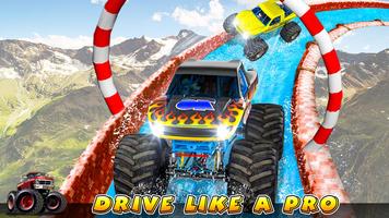 Xtreme Monster Truck Waterslide Race Affiche