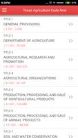 Texas Agriculture Code 2020 poster