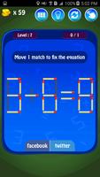 Matches Maths Puzzle اسکرین شاٹ 2