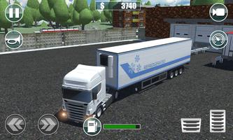 Cargo Transport Truck Driver ポスター