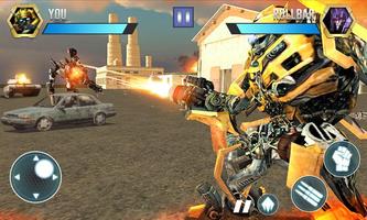 Former Robot Car War Combat 3D imagem de tela 2
