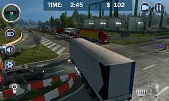Real Truck Driving Cargo Truck Sim 3D 2018 plakat