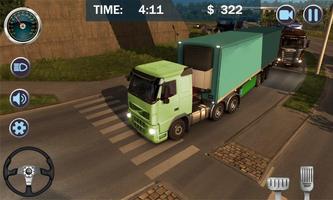 Real Truck Driving Cargo Truck Sim 3D 2018 capture d'écran 2