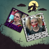 Halloween photo collage icône