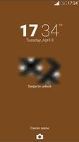 Flat Brush Chocolate - Theme for Xperia™ screenshot 2
