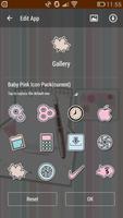 Free Pink Launcher Theme captura de pantalla 1