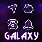 Free Galaxy Theme Icon Pack fo-icoon