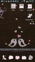 Cute Love Birds Theme Icon Pac capture d'écran 1