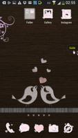 Cute Love Birds Theme Icon Pac capture d'écran 2