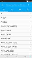 German<->Hungarian Dictionary ảnh chụp màn hình 1