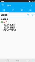 German<->Hungarian Dictionary تصوير الشاشة 2