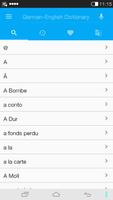 English<->German Dictionary capture d'écran 1