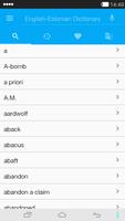 English<->Estonian Dictionary পোস্টার