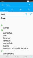 English<->Estonian Dictionary syot layar 2