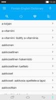 English<->Finnish Dictionary screenshot 1