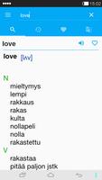 English<->Finnish Dictionary screenshot 2
