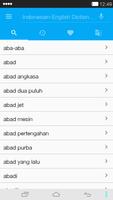 English-Indonesian Dictionary capture d'écran 1