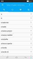 English<->Italian Dictionary capture d'écran 1