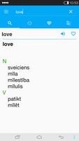 English<->Latvian Dictionary capture d'écran 2