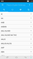 English-Filipino Dictionary imagem de tela 1