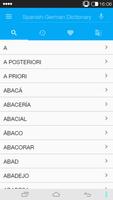 Spanish<->German Dictionary پوسٹر