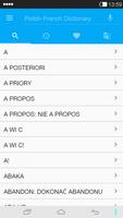 French<->Polish Dictionary 스크린샷 1