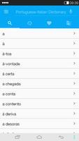 Italian-Portuguese Dictionary capture d'écran 1