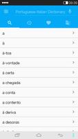 Italian-Portuguese Dictionary تصوير الشاشة 1