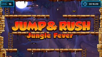 Jump & Rush Retro Style Cartaz