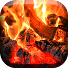 Cozy Fireplace Live Wallpaper icône