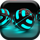 Glowing balls Live Wallpaper aplikacja