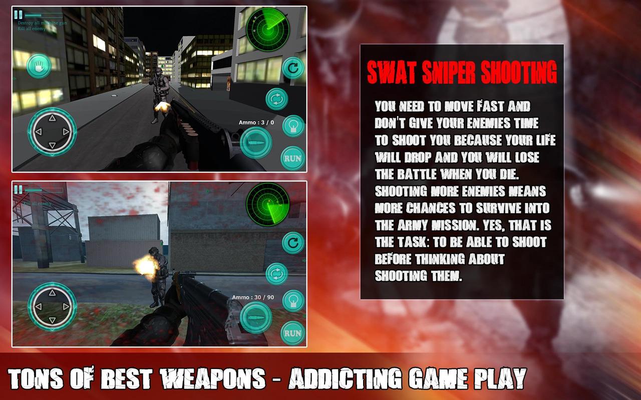 [Game Android] SWAT sniper shooting