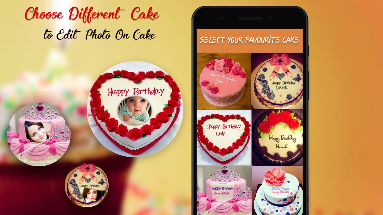 Name Photo On Birthday Cake Photo Frame 18 Pour Android Telechargez L Apk